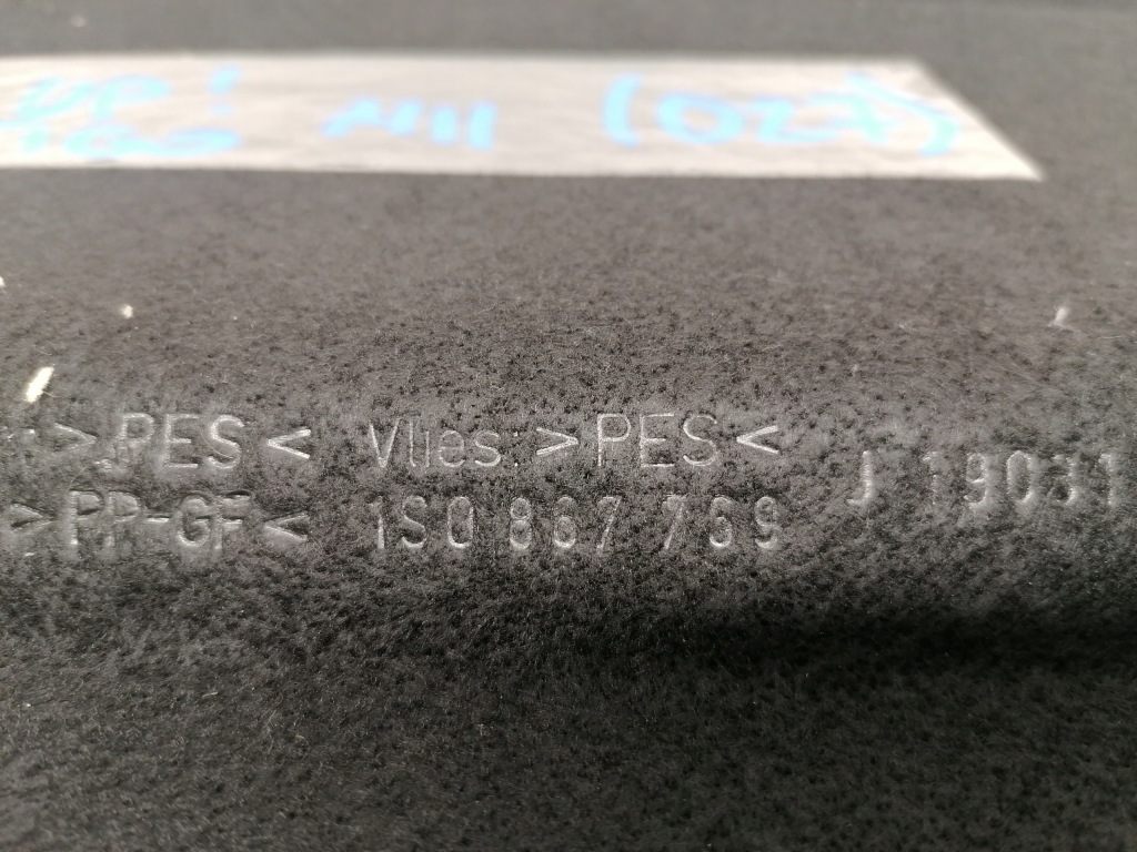 фото №6, Vw up mii citigo полиця задня багажника оригінал