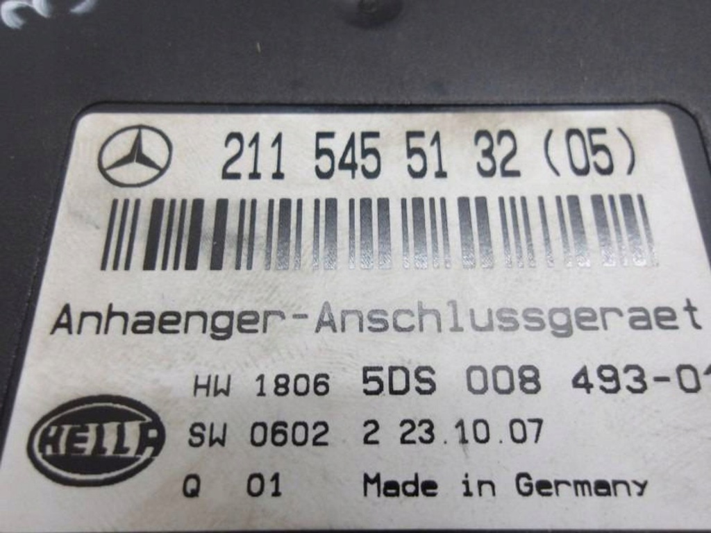 фото №2, Mercedes e w211 модуль фаркоп