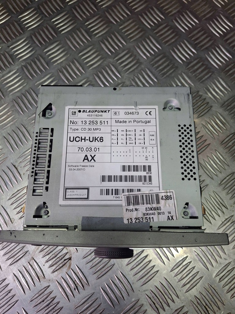 фото №2, Opel vivaro 2008 панель / радиопроигрыватель cd/dvd/gps