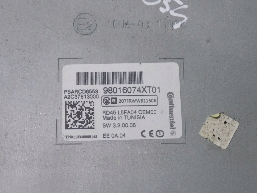 фото №7, C4 grand picasso радіо заводський 98016074xt01