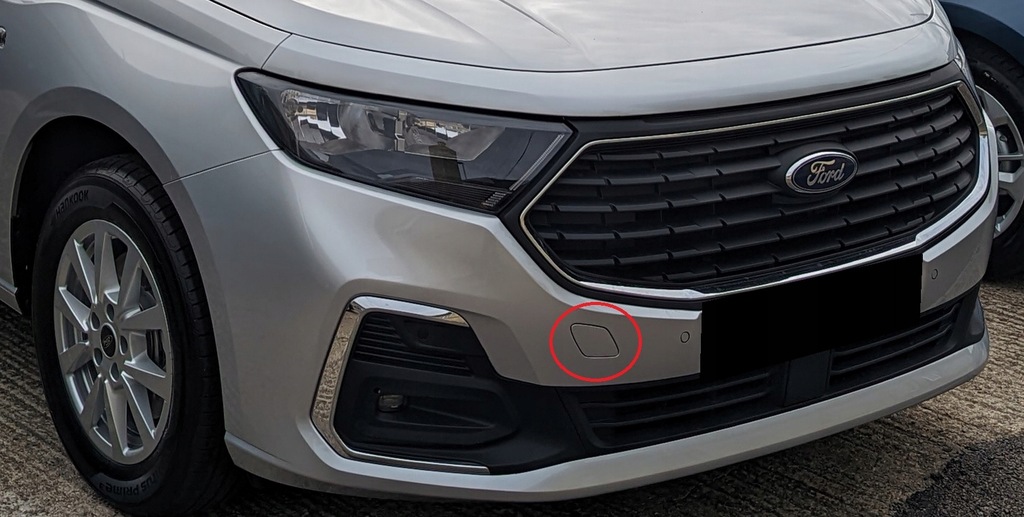 фото №9, Ford transit tourneo connect iii 2022- заглушка фаркоп перед 2kf оригінал