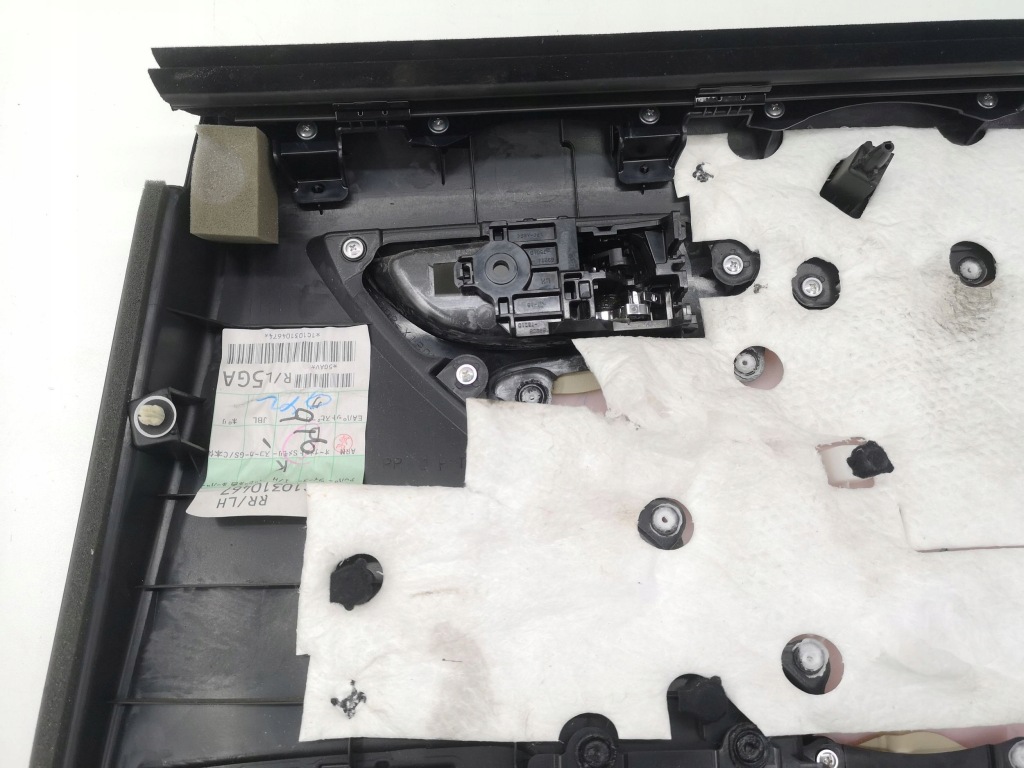 Lexus ct 200h 2012 ліва сторона обшивки / обшивка двері задніх Зі Шроту