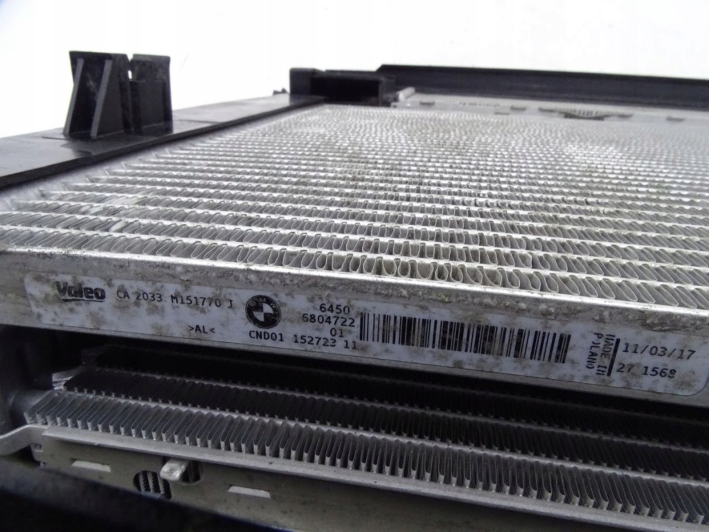 Bmw 3 f30 f31 316d 2.0 d b47 12-18 набір комплект радіатор вентилятор оригінал. Оригінал