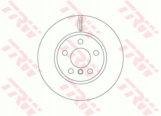 фото №1, Trw df6757 диск тормозная 1szt