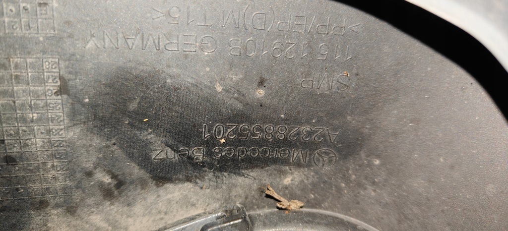 фото №13, Mercedes sl w232 a232 r232 бампер балка задняя диффузор amg 63 43 amg