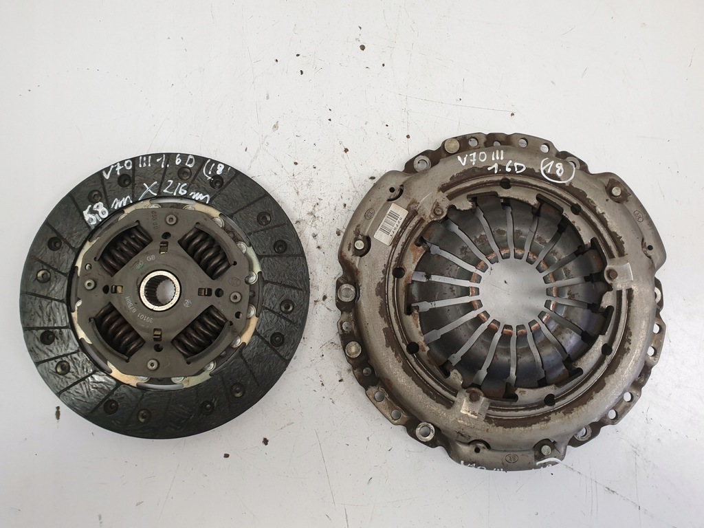 фото №1, Volvo v70 iii 1.6 d притиск диск зчеплення