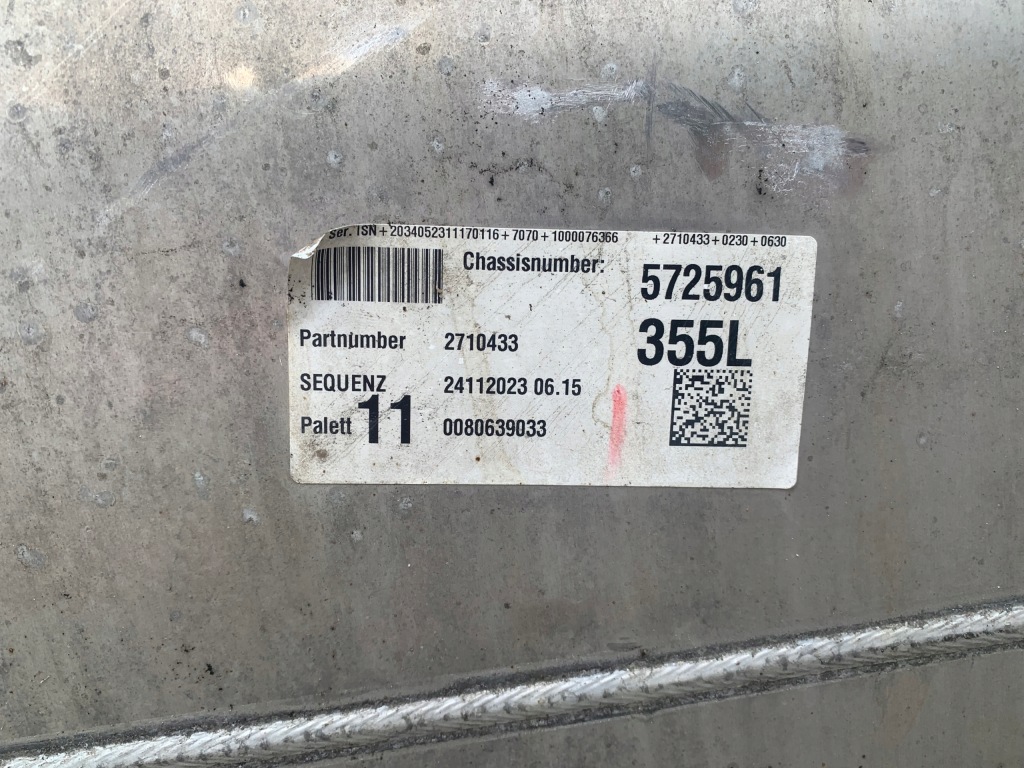 Бак топливной  355l scania r s ngt 2710433 Киев