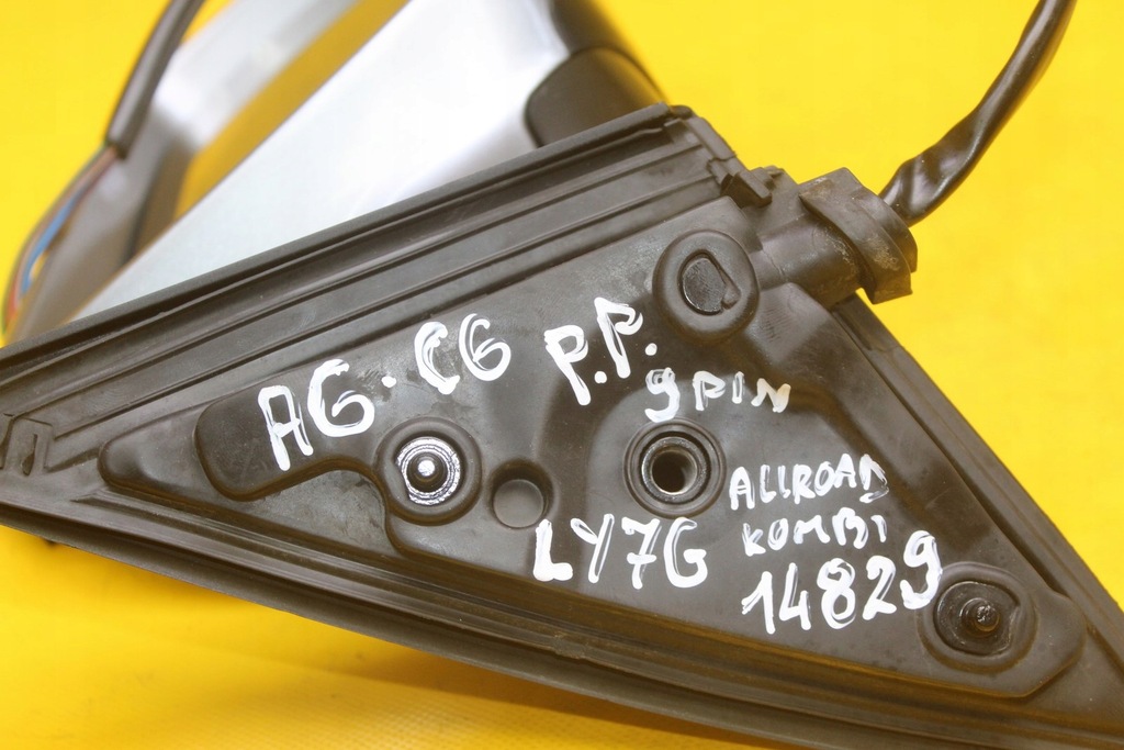 фото №11, Дзеркало правий перед przedie audi a6 c6 allroad 9 pin ly7g