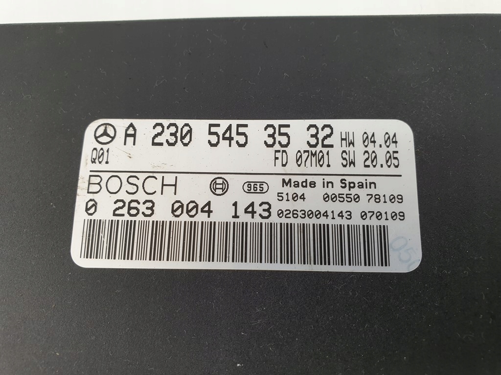 Модуль блок управления pdc mercedes sl r230 a2305453532 Цена