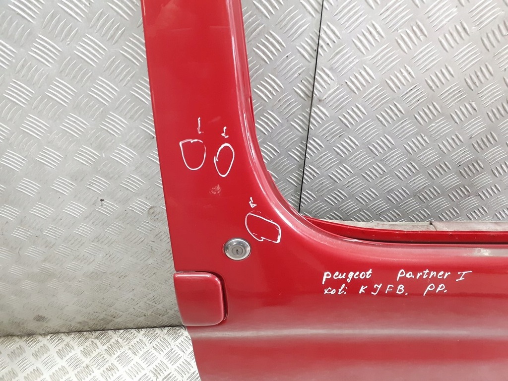 фото №6, Дверь правый перед peugeot partner i kyfb