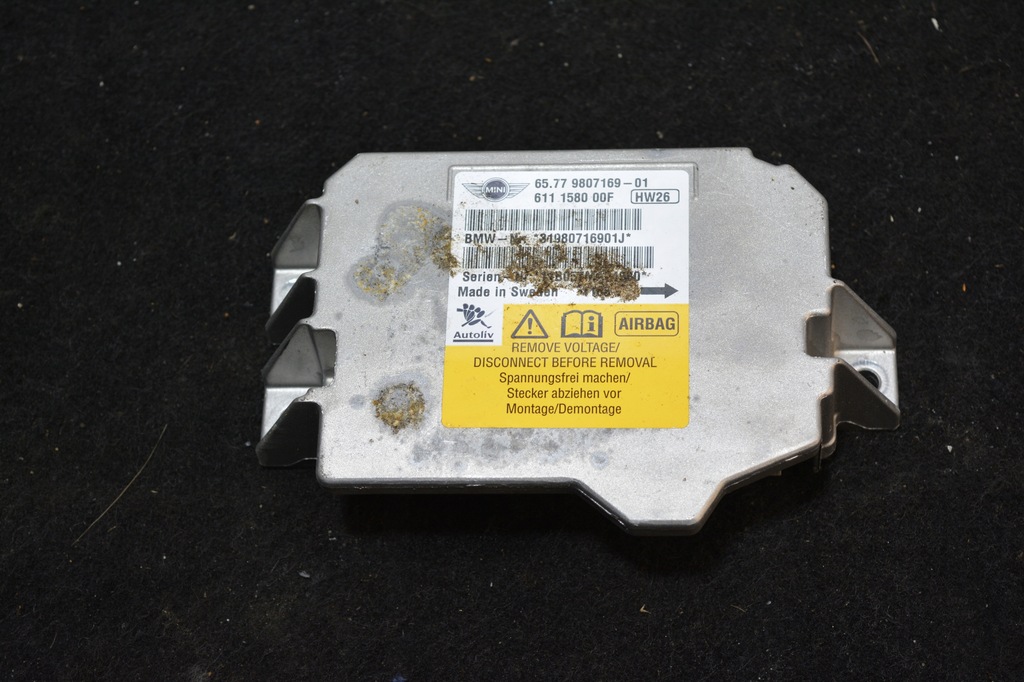 фото №1, Mini cooper r55 модуль air bag 9807169