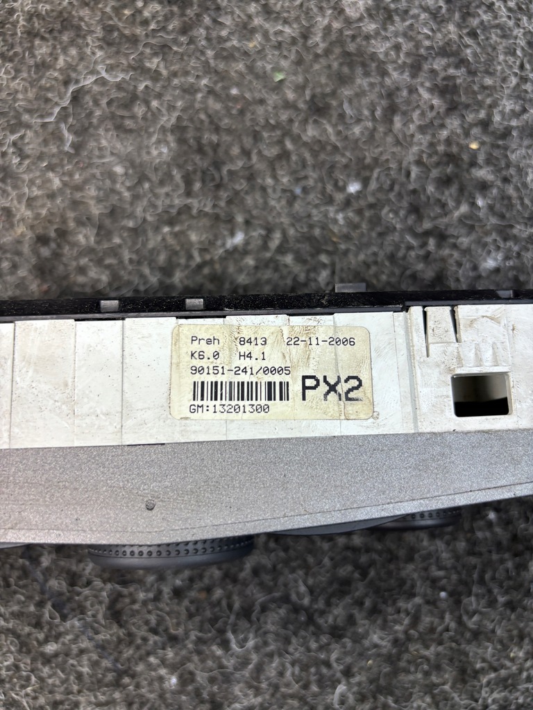 фото №6, Opel zafira панель кондиционера 901512410005