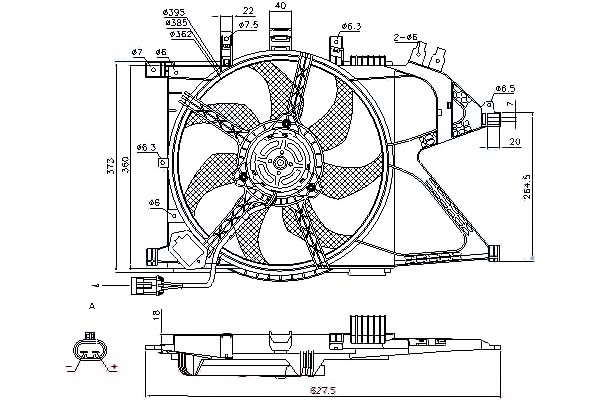 фото №8, Вентилятор радіатора opel corsa c 1.0-1.