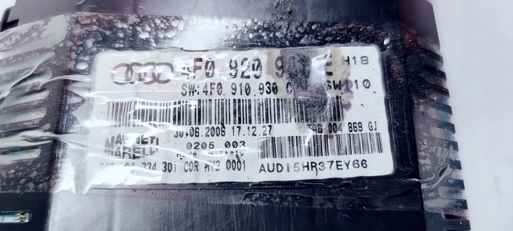 фото №5, Счетчик приборы audi a6 c6 бензин 4f0920981e uk