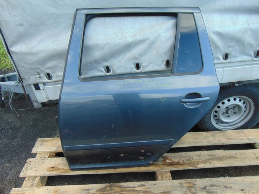 фото №1, Дверь левый задняя skoda octavia ii kombi lift 9153