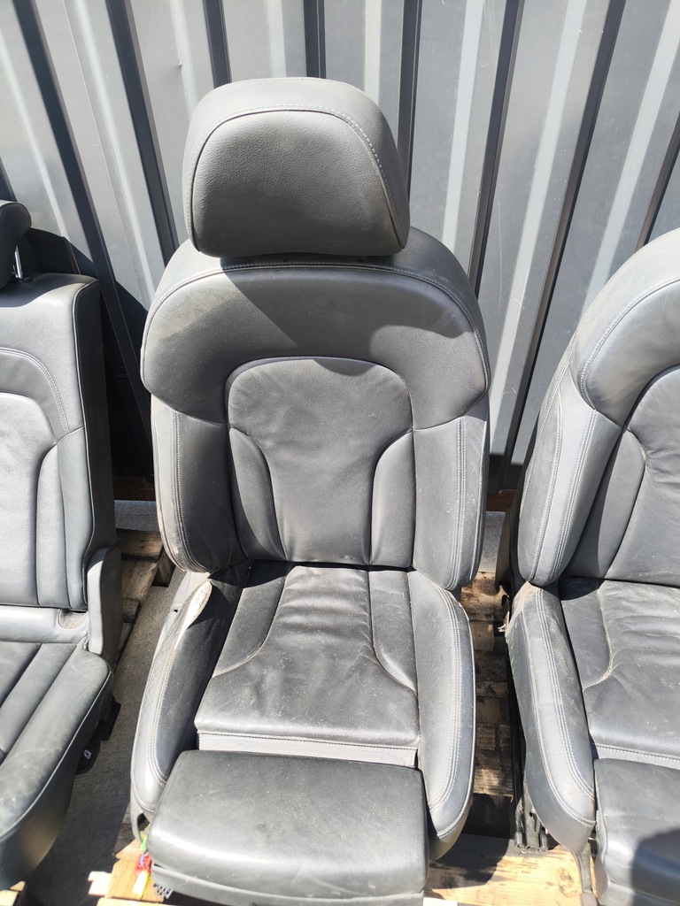 фото №10, Сидіння сидіння audi q5 8r шкіра 2008-2016 з підігрівом комплект !!!