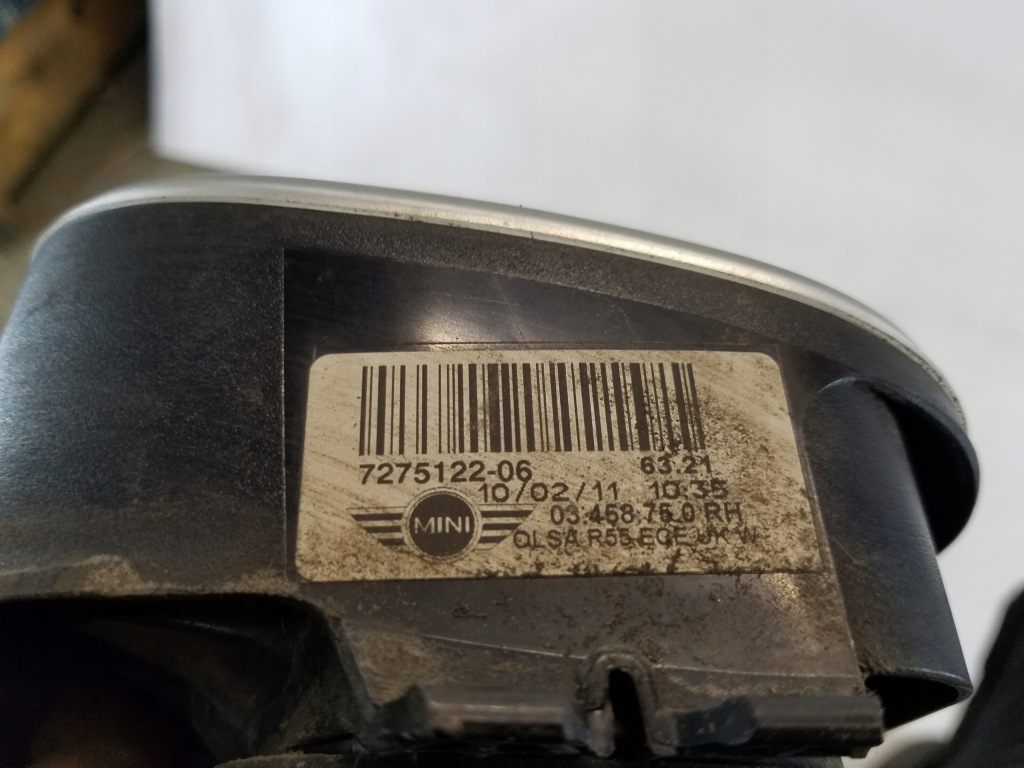 Лампа вкладыш хром задний  mini clubman r55 lift Оригинал