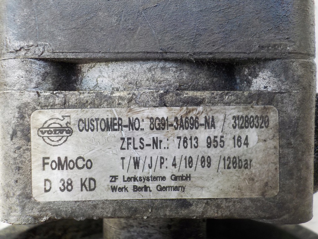 фото №9, Volvo s60 ii v70 2.4d 205km d5244t10 насос підсилювача 31280320