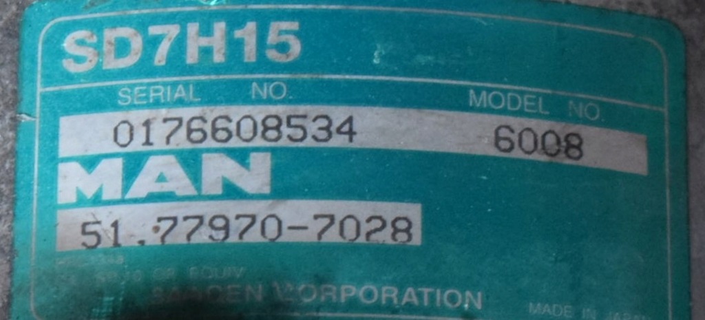 фото №5, Компрессор кондиционера компрессор man tgx tgs tga