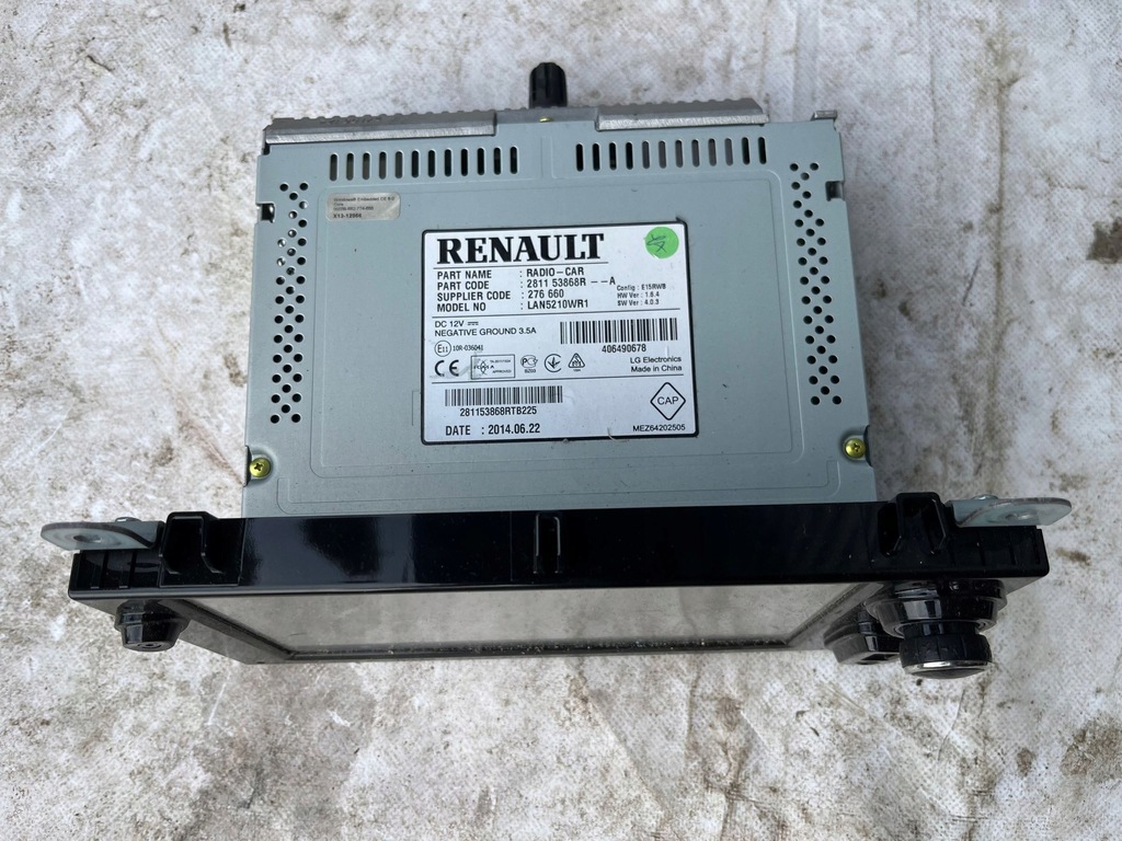 фото №3, Радио с навигация renault clio iv lan5210wr1