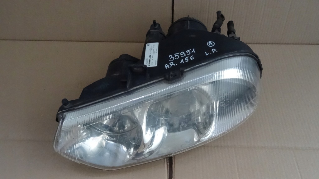 фото №2, Alfa romeo 156 фара лампа лівий перед ліва