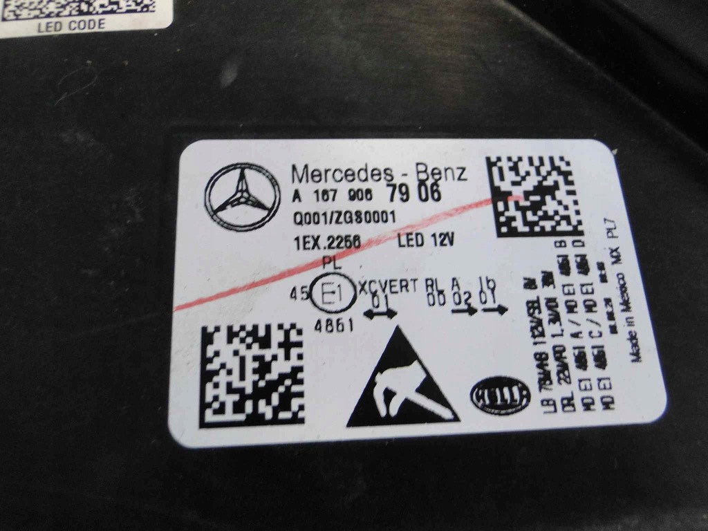 фото №9, Mercedes gls x167 167 лампа левая multibeam led