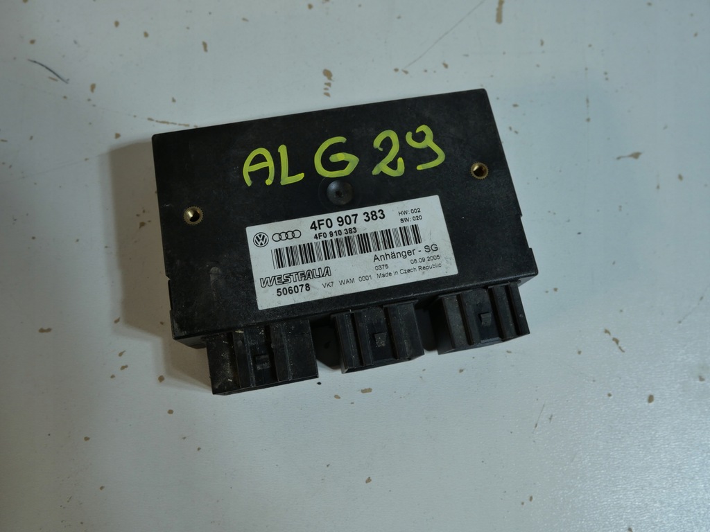 фото №1, Модуль блок управления фаркоп audi a6 s6 c6 4f 4f0907383