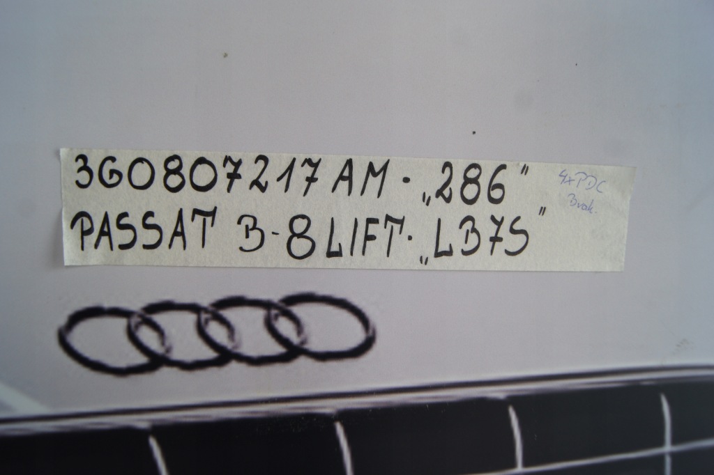 фото №12, Gd passat b8 lb7s lift бампер перед 3g0807217am