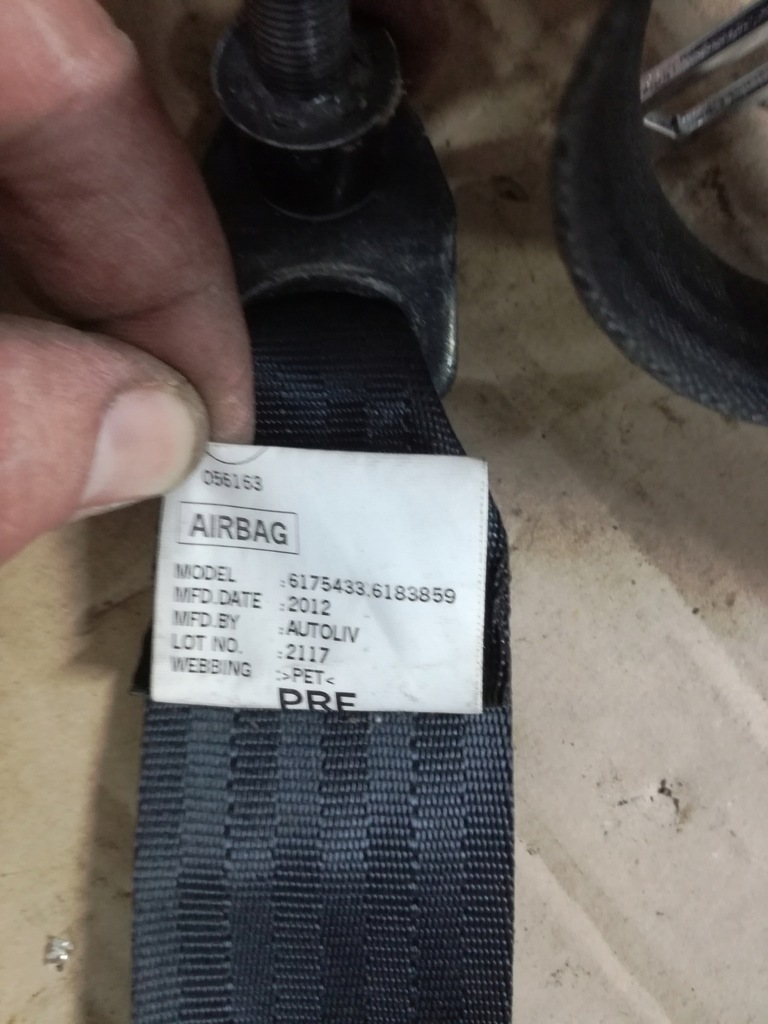 фото №11, Juke f15 2010-2014r pas безопасности левый перед