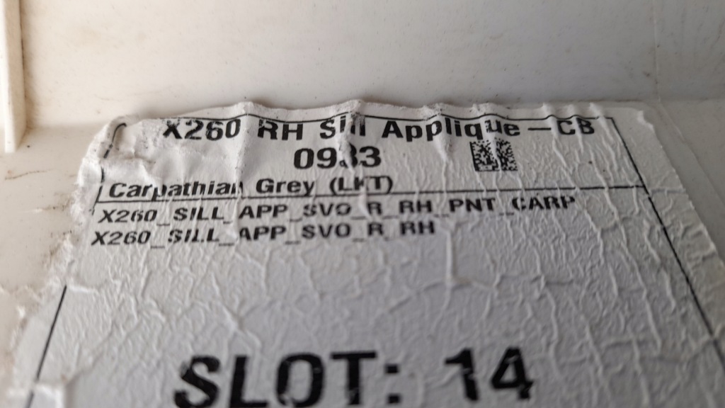 фото №13, Оригинальная jak nowa порог молдинг порог jaguar xf x260 r-sport правая левая