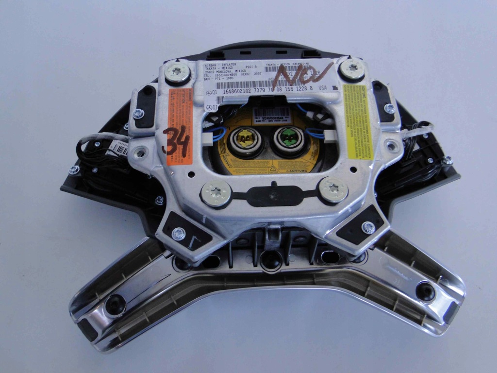 фото №5, Mercedes gl x164 164 lift подушка безпеки сіра шкіра