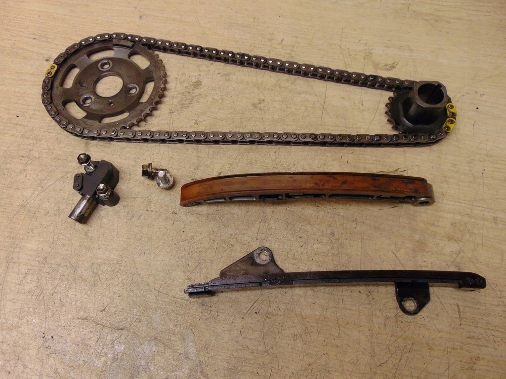 фото №5, Грм цепь колесо направляющие toyota corolla e15 1.4