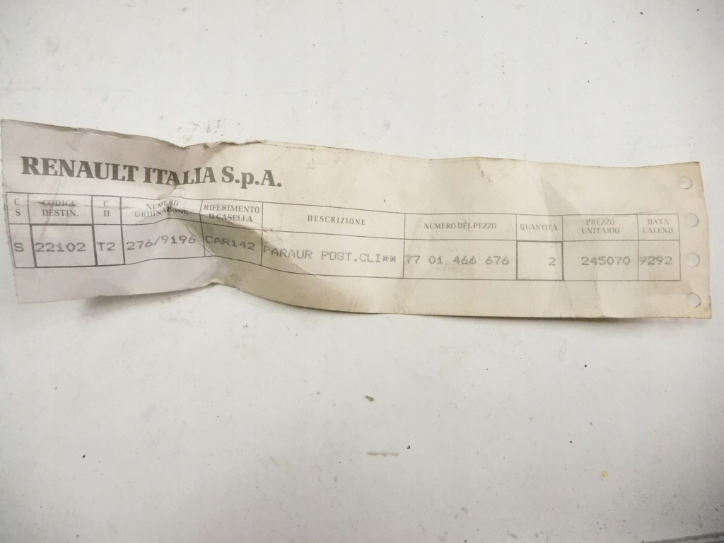 фото №10, Renault оригінальний номер 7701 466 676 бампер