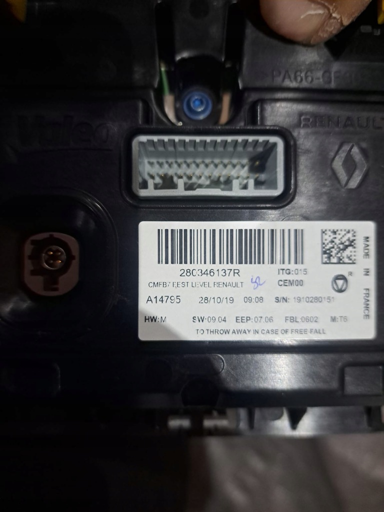 фото №1, Дисплей renault zoe ii 280346137r