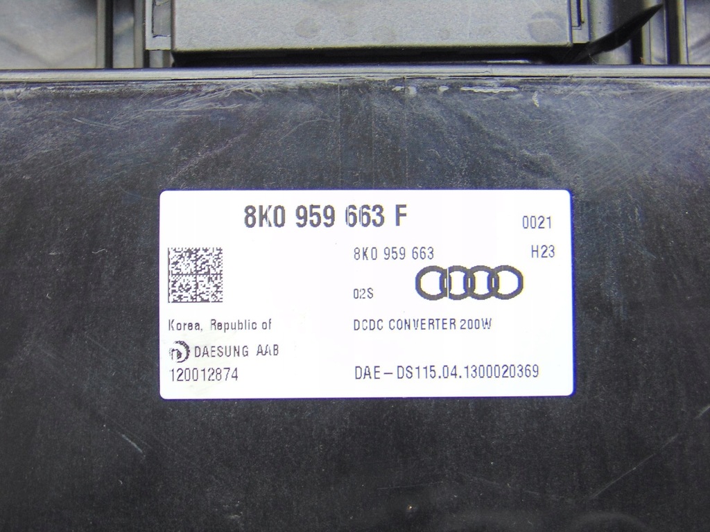 фото №3, Модуль стабилизатор напряжения audi a6 c7 11- 8k0959663f