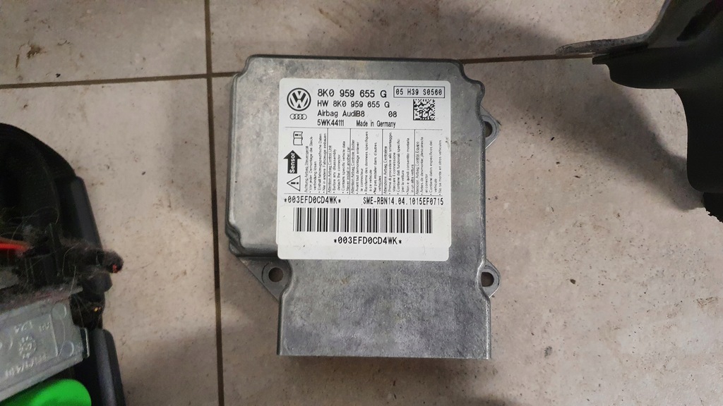 фото №8, Audi a5 8t консоль подушки безопасности ремни комплект