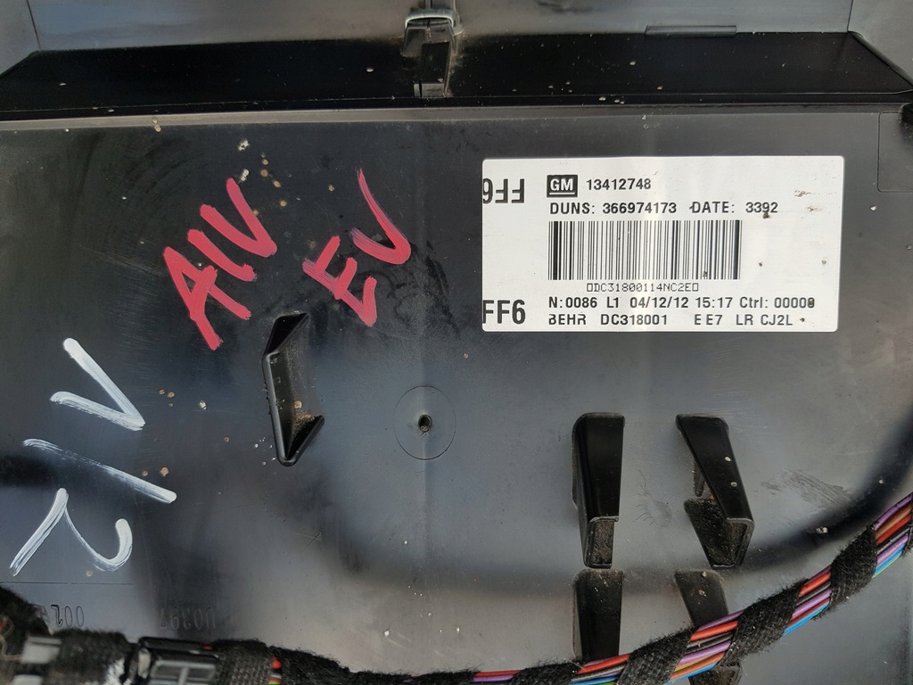 фото №9, Обігрівач повітродувка opel astra j 13412748