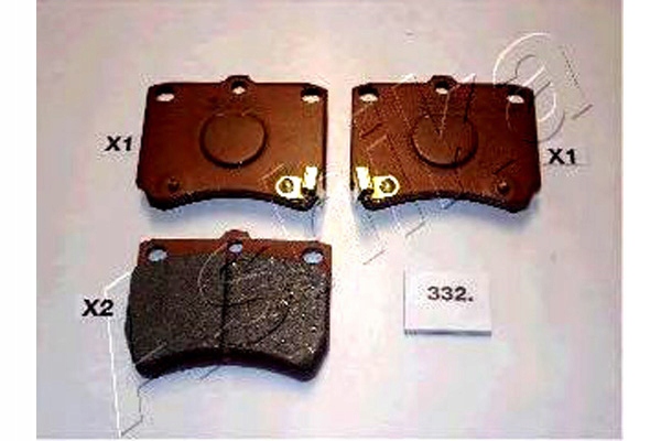 фото №1, Ashika гальмівні колодки гальмівні kia pride 1.1 ashika