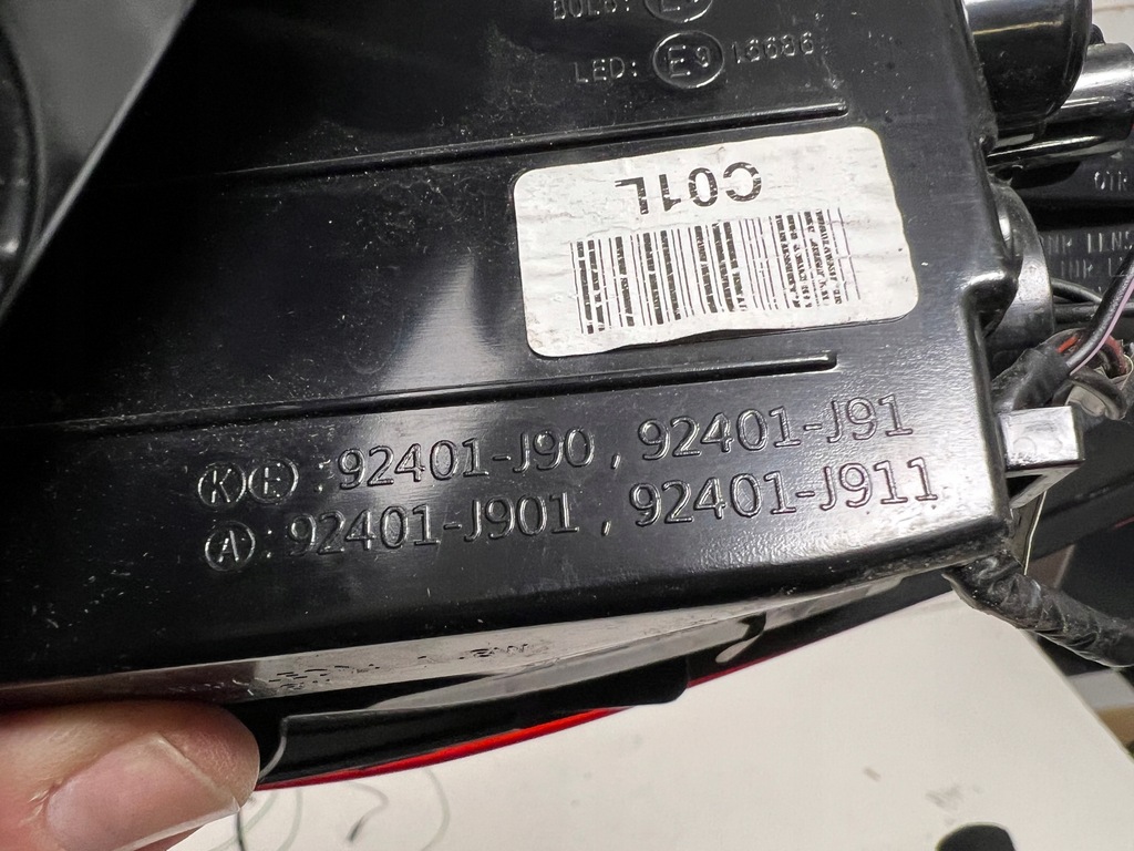 фото №7, Hyundai kona 2016-20 лампа led левая europa oryg.