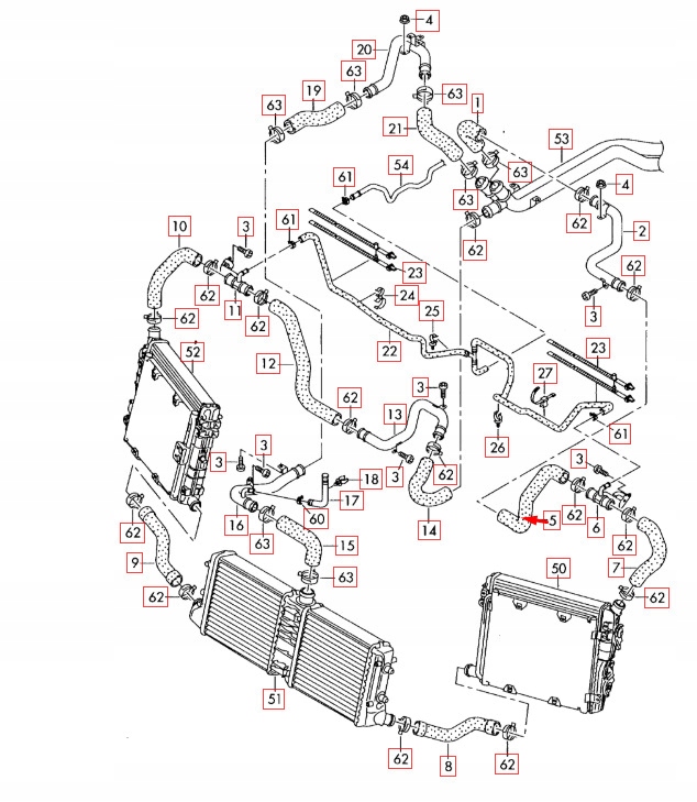 фото №1, Audi r8 42 охолоджуюча рідина труба шланг 420121055 original