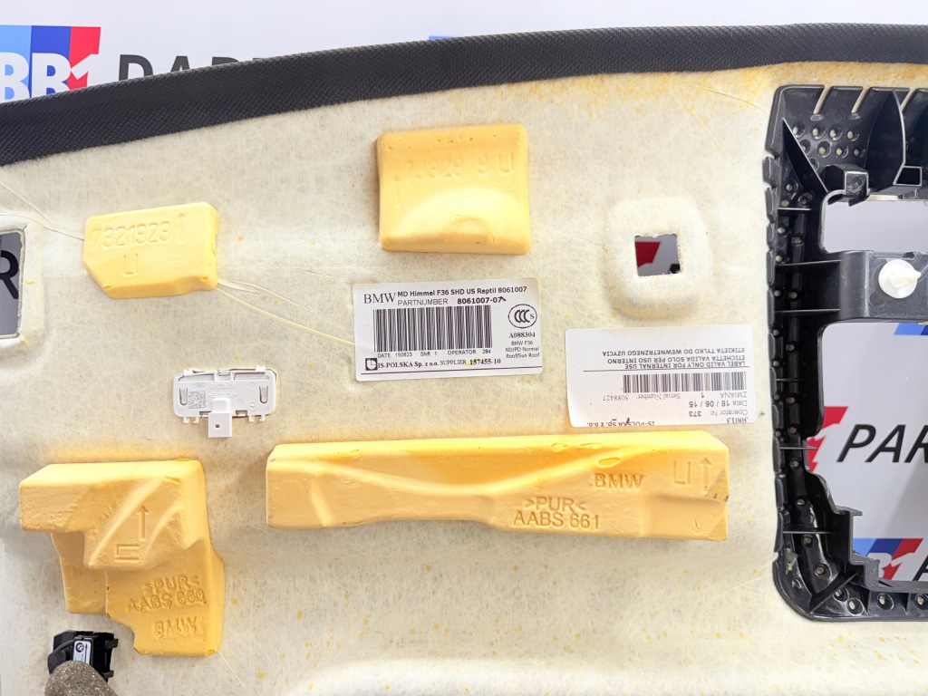 Bmw f36 gran купе стеля czarna m-pakiet люк комплект  8061007 Недорого