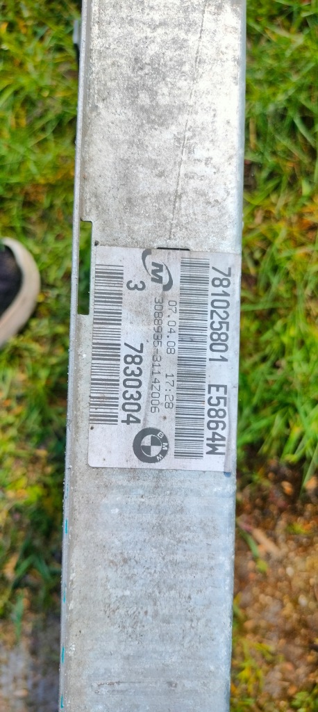 Радіатор води кондиціонер bmw 1 e87 118d Недорого