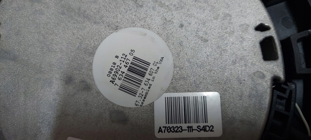 Bmw x5 f15 x6 f16 вентилятор радіатора 600w оригінал Зі Шроту