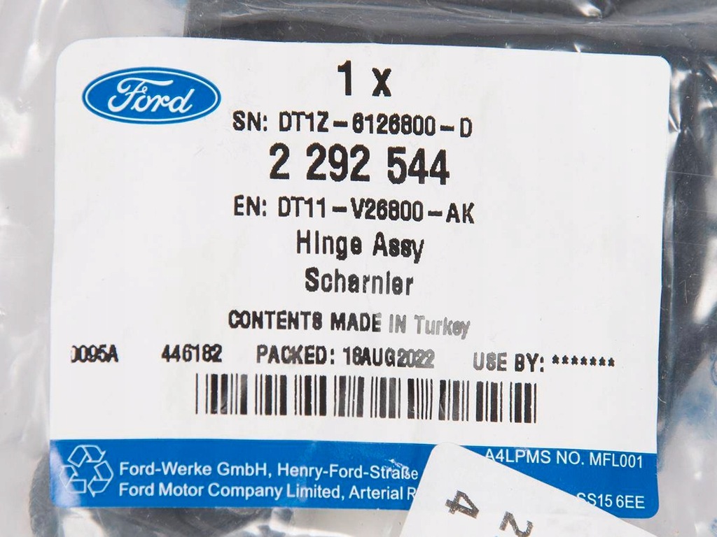 фото №16, Ролик двері бокових середня transit connect 13 - 2292544 _ dt11-v26800-ak