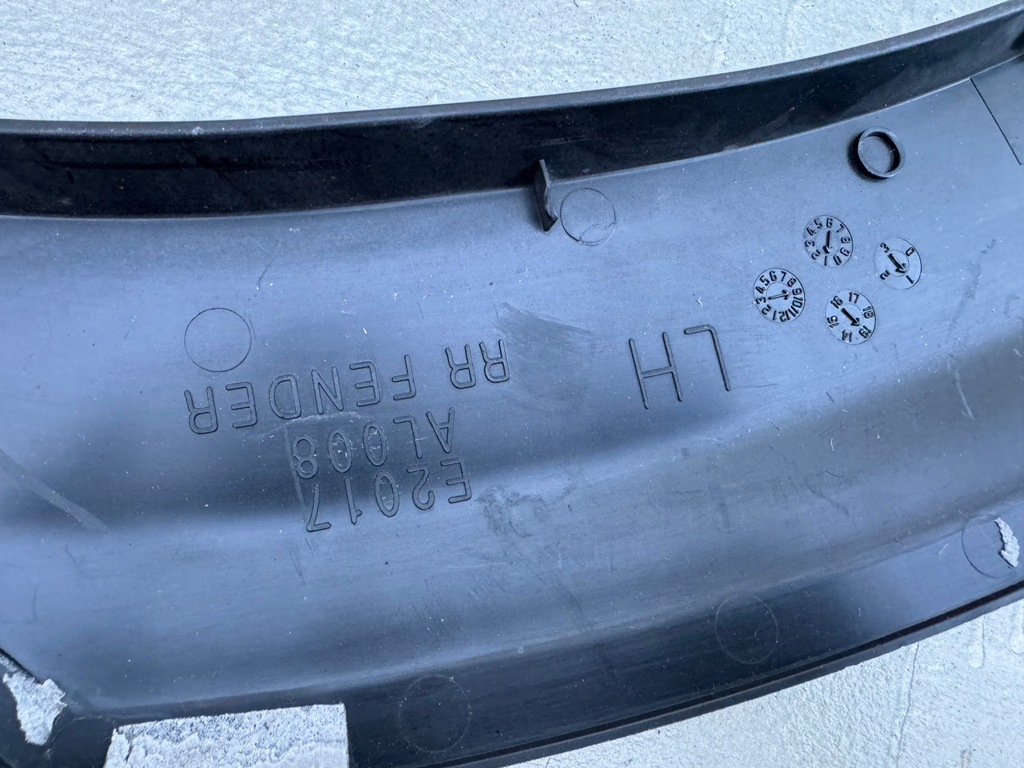 фото №10, Subaru outback iv 4 09-14r молдинг накладка крыла левый задняя задняя