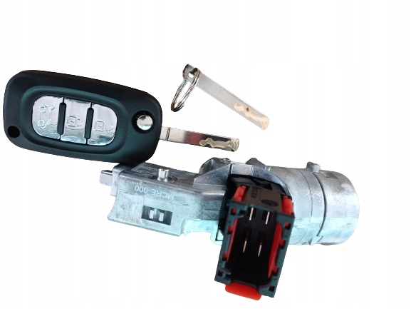 фото №2, Nowa комплектная замок зажигания колодка замка зажигания ключ pod pilot renault modus