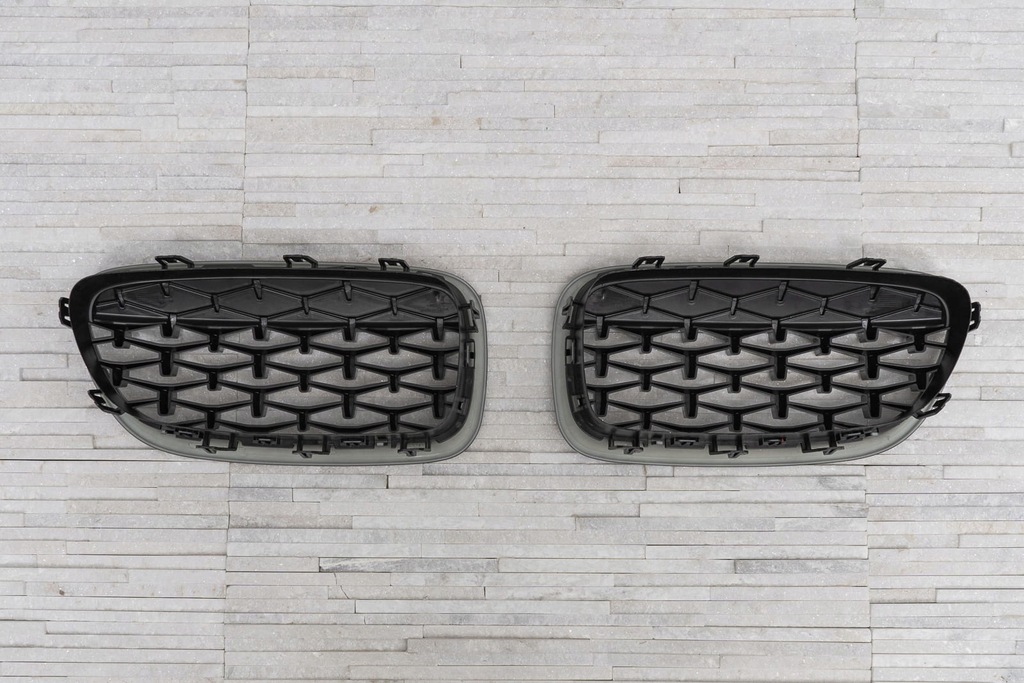 фото №14, Bmw seria 5 f10 09-17 решітка радіатора чорний передній diamond