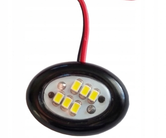 фото №1, Лампа led 6smd 12v - niebieska