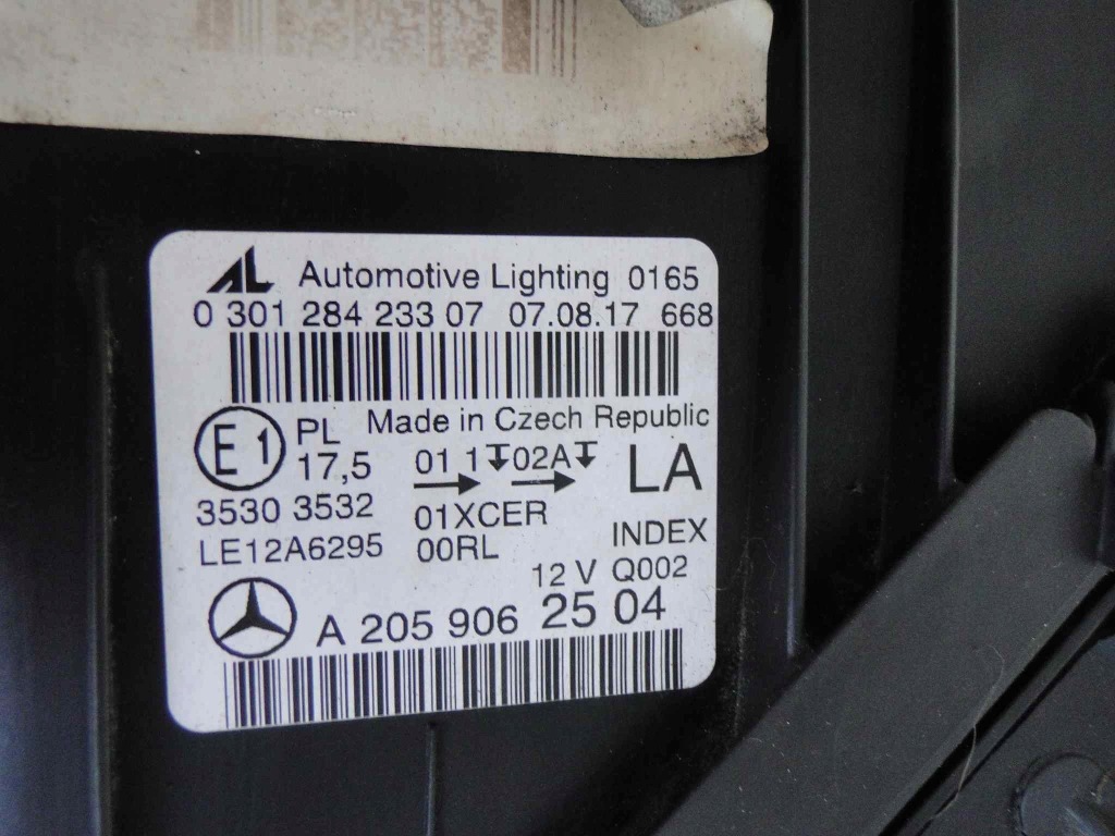 фото №14, Mercedes w205 205 лампа ліва led high performance