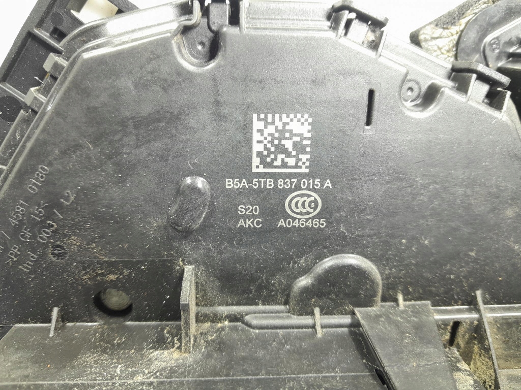 фото №6, Skoda rapid lift замок двері перед передній лівий 7 pin eu 5tb837015a